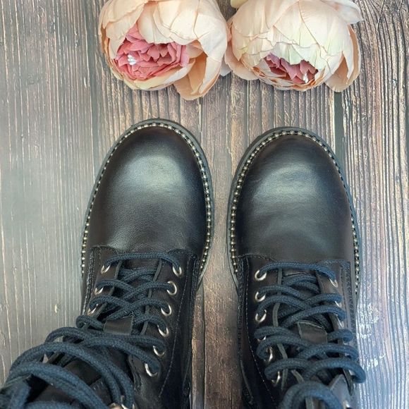 Aqua-Ray Black Synthetic Boots - Picture 4 of 8